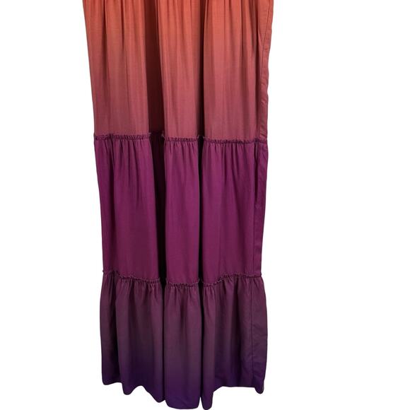 Matilda Jane New Enchanted Garden Waikiki Ombre Tiered Maxi Dress XS Bohemian - Picture 3 of 12
